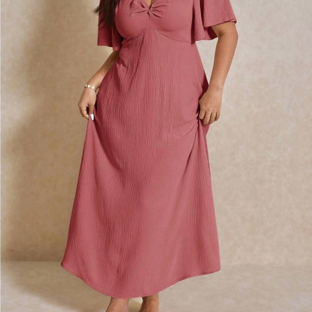 Elegant Pink Maxi Dress size XXL